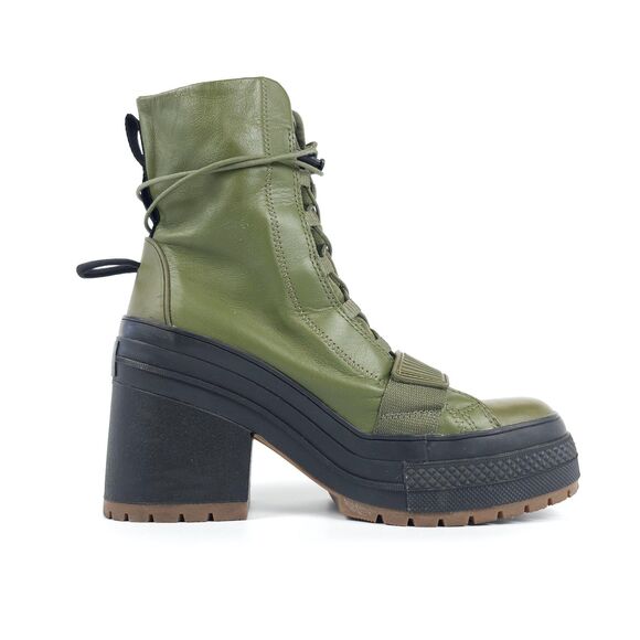 Converse Chuck Taylor GR82 XX-HI All-Star Army Green Combat Boot Gorpcore Grunge - Picture 1 of 8
